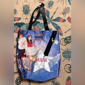 Disney High school Musical Blue and Black Tote Bag